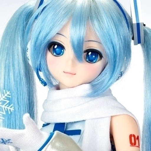 DD 「雪ミク」 ドルフィードリーム初音ミク 本体＋ふわふわコート