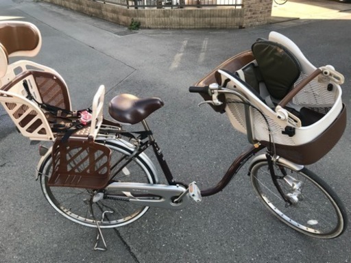 [整備済み]人気の3段ギア付き3人乗り自転車 ※プレゼントあり
