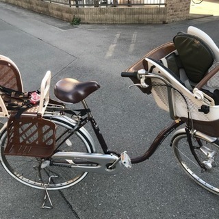 [整備済み]人気の3段ギア付き3人乗り自転車 ※プレゼントあり