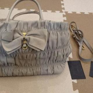 【セール】プラダ☆ナッパ ゴーフル ハンドバッグ☆1BA172 2B25 セール】プラダ☆ナッパ ゴーフル ハンドバッグ☆1BA172 2B25