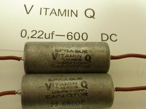 本物　SPRAGUE  VITAMIN Q  0,22 DC600 はいかが？