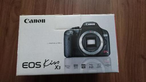 Canon EOS kiss X3 一眼レフ