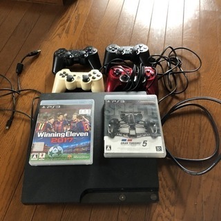 ps3 コントローラ4つ ゲーム2つ