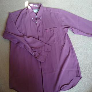 メンズシャツ POLO薄紫日本製M