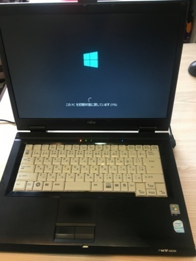 ノートPC メモリ2GB HDD160GB無線LAN付Windows10【中古】