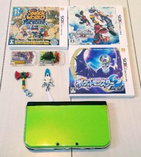 NEW3DSLL+ソフト3本+おまけ