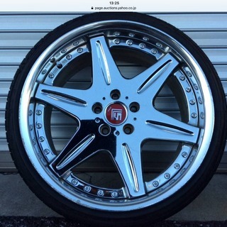 WORK ワーク LS406 19インチ 9J +32 2本セット バリ山