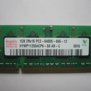 hynix メモリ　1GB　PC2-6400S　NECノートPC...