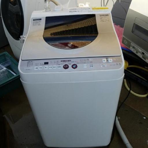 シャープ2009年式　5.5キロ洗い　洗濯～乾燥