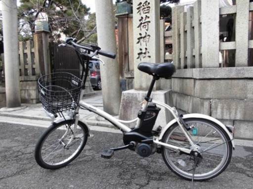 【京の楽チャリ】第6弾 パナソニック シュガードロップ(白) 電動アシスト自転車レンタル専門店にて使用しているので安心して乗ってもらえると思います