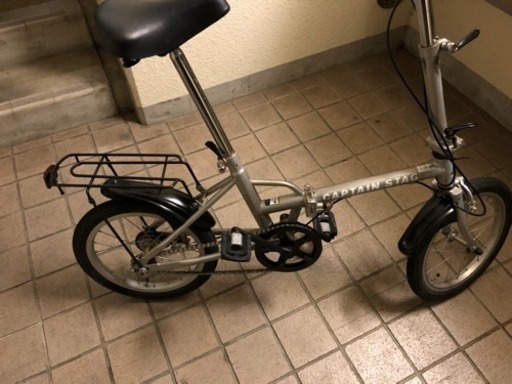 Captain Stag 折りたたみ 自転車 16インチ キャプテンスタッグ Mnbfx400 奈良の折りたたみ自転車 の中古あげます 譲ります ジモティーで不用品の処分