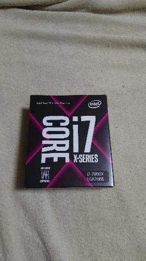 PCパーツ cpu core i7-7800x LGA2066