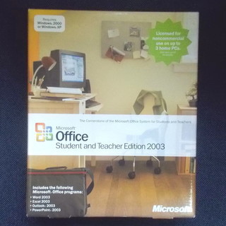 新品未使用　MS Ofiice 2003 英語版 Student...