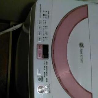 シャープ洗濯機２０１３年製６キロ洗濯　ES-GE60N-P