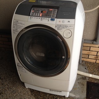 送料無料 良品 HITACHI ドラム式洗濯乾燥機 BD-V5300L 洗濯9Kg 乾燥6Kg