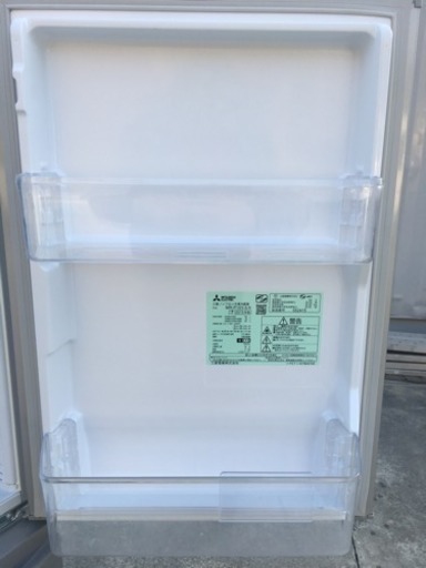 美品 2015年製 三菱 2ドア 冷蔵庫 146L