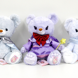 ユニベアシティのぬいぐるみセット（ブルーローズ、ポティロン）