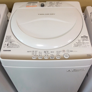 送料・設置込み 洗濯機 4.2kg TOSHIBA 2014年
