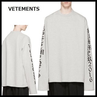 vetements 2016ss カットソー