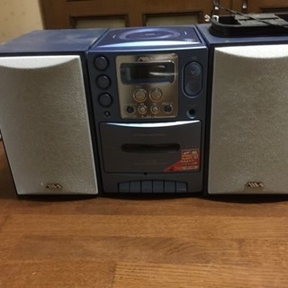 アイワ ミニコンポ CD＋カセットテープ