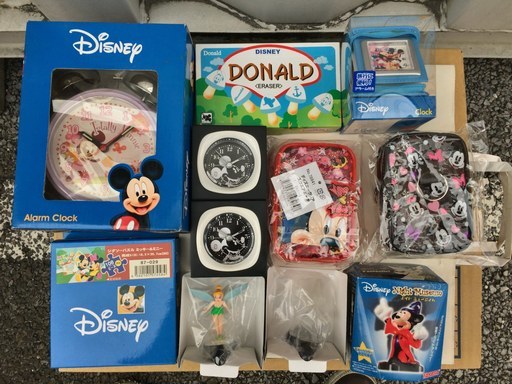 ディズニー　目覚まし時計・カレンダー・ぬいぐるみ・バッグetc　とにかく色々セット