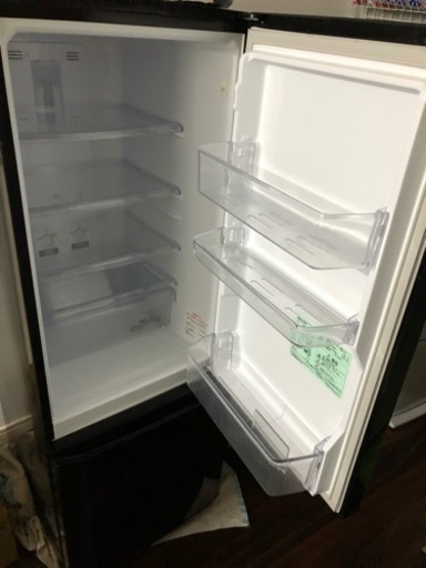 冷蔵庫 黒 三菱 168L 2ドア