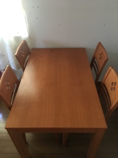 テーブル、椅子セット、