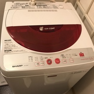 シャープ 洗濯機 コンパクトウォッシャー5.5