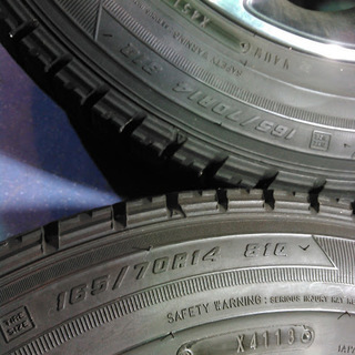 ハスラー スタッドレスタイヤ【富山】スズキ純正 14インチ スズキ Ｋｅｉ ケイ 165/70R14 /4本 マツダ フレア クロスオーバー