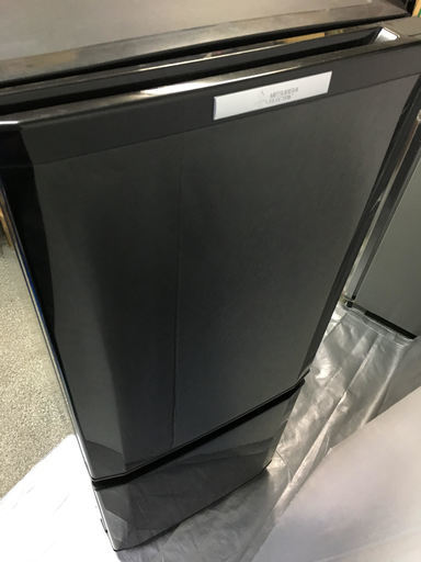▲単身用 三菱 ノンフロン 2ドア冷凍冷蔵庫 MR-P15Y-B 14年製▲調布市