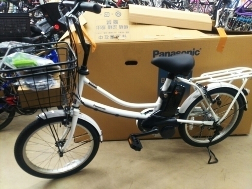 【在庫限り】　Panasonic　電動アシスト自転車　　ティモスタイル　　ホワイトカラー