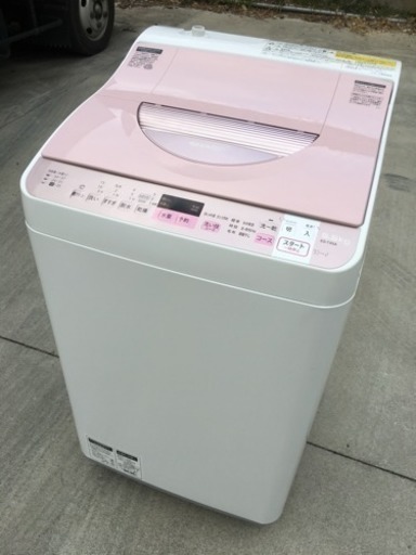 美品 2017年製 SHARP 洗濯乾燥機 5.5kg