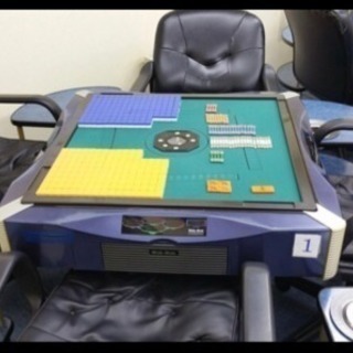 全自動麻雀卓WAKWAK椅子、サイドテーブル、チップセット