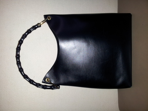 GUCCI バンブー レザー 黒