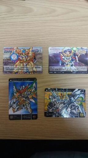 ガンダムカードダス 4枚セット ガンダムカードダス 新約SD外伝 奇甲兵4