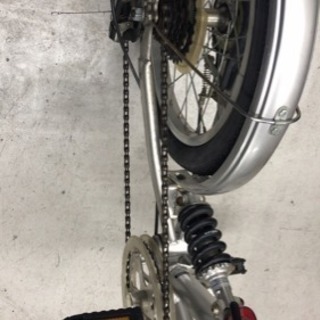 折り畳み自転車 サスペンション付き