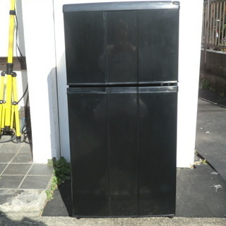 2ドア冷蔵庫（黒）Haier ハイアール JR-N100C 98L一人暮らし 2ドア