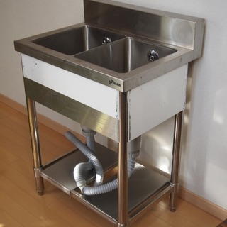 業務用ステンレス2槽シンク○ W600×D450 ○ ニ層シンク その他 業務用ステンレス2槽シンク○ W600×D450 ○ ニ層シンク その他