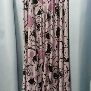社交ダンス スカート CHACOTT 薄紫色バラ模様