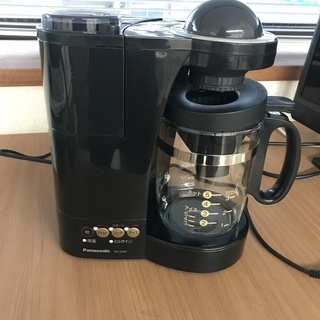 【商談中】パナソニック ミル付浄水コーヒーメーカー NC-S35P