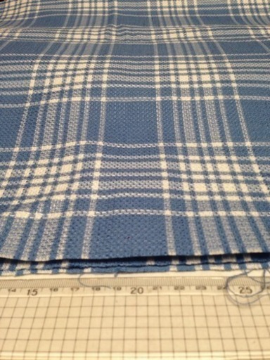 服地 ギンガムチェック柄 生地 水色 Joy Happy 御嵩口のその他の中古あげます 譲ります ジモティーで不用品の処分