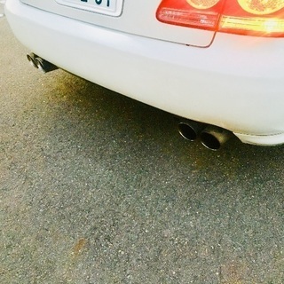 【値下げ！】ゼロクラウン マークX GRS18 GRX12 ワンオフ 特注4本出しマフラー ステンレス ストレート