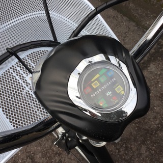 美品:電動アシスト三輪自転車・ブラック