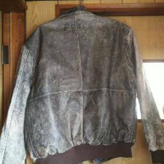 大脱走レザーフライトジャケット