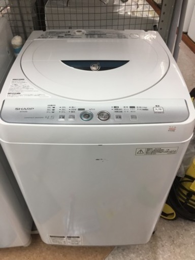 オリジナル 洗濯機 4.5kg リサイクルマート大野城　SHARP 2014年製 45L ES-FG 洗濯機
