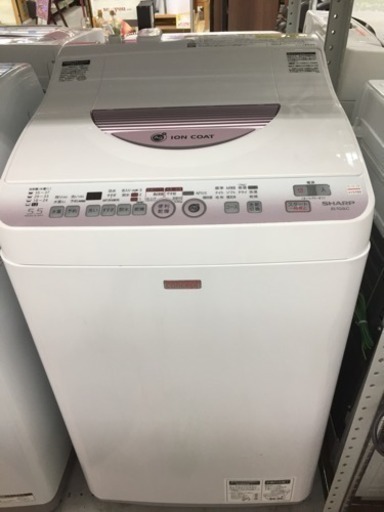 リサイクルマート大野城　SHARP 5.5kg 洗濯機 2013年製 ES-TG5LC- P
