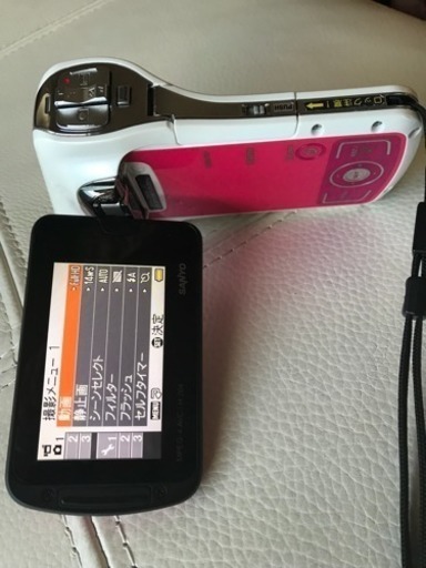 Xacti 完動品！防水！かわいいピンク SDカード付き Sanyo Xacti DMX