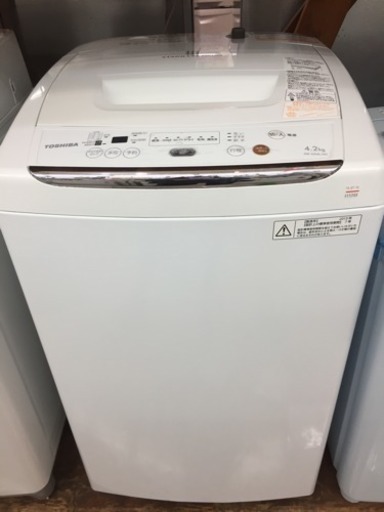 リサイクルマート大野城　TOSHIBA 4.2 kg 洗濯機 2013年製 AW-42 ML