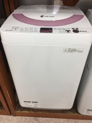 リサイクルマート大野城　SHARP 2013年製 洗濯機6.0kg ES-GE60N
