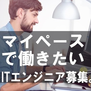 【￥650000 /  ITエンジニア募集/マイペースで働きたい方！年齢不問40代５０代OK】の画像